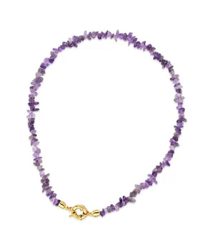 Amethyst Stone Choker