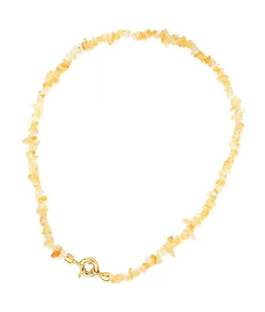 Citrine Stone Choker