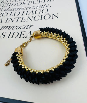 Matte Black Dragon Bracelet