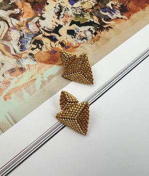 Double Triangles Earrings