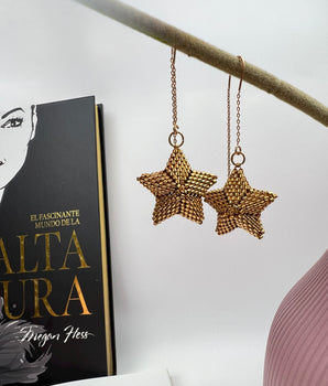 Golden Stars Earrings