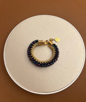 Midnight Rainbow Dragon Bracelet