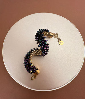 Midnight Rainbow Dragon Bracelet