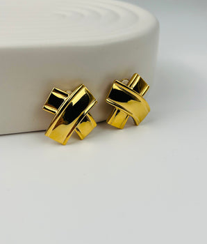 Cross Clip-on Earrings