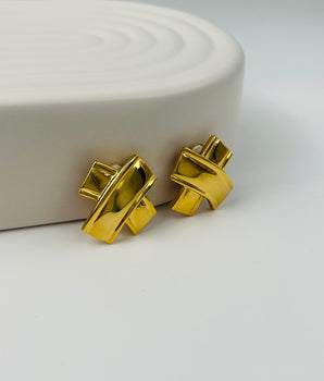 Cross Clip-on Earrings