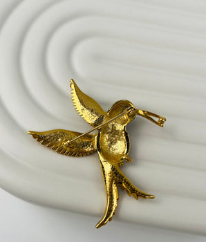 Hummingbird Brooch