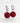 Raspberry Earrings - Silver