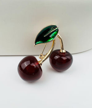 Cherry Brooch