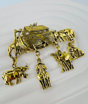 Noah's Ark Brooch