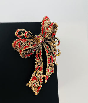 Royal Bow Brooch