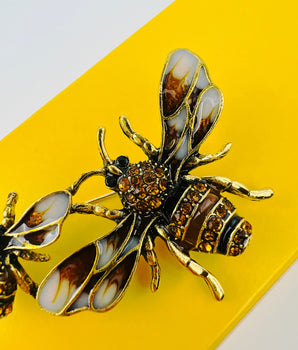 Honeybee Brooch