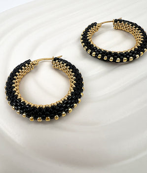 Black Glance Earrings